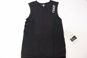 ▽2XU ツータイムズユー MT1838a Compression Tri Singlet ノースリーブジャージ XSサイズ