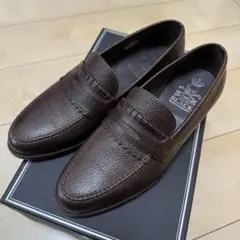 【BARKER BLACK】定価10万☆最高級ローファー☆グッドイヤー☆英国製