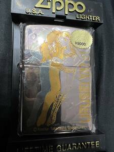 No.1076 新品未使用　zippo うる星やつら ラムちゃん ライター 高橋留美子 ジッポー URUSEI YATSURA brass ゴールド　ビンテージ オイル