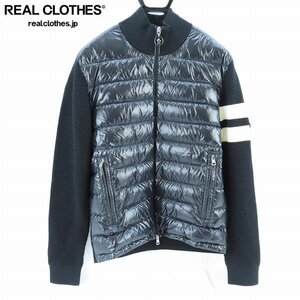 ☆【JPタグ】MONCLER/モンクレール 21AW CARDIGAN TRICOT/ダウン切り替え カーディガン ジャケット G20919B00002/XL /060