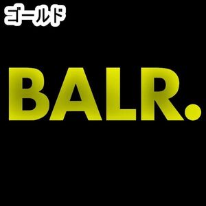 送料0★10.0×2.8cm【BALR】★ボーラー★　アスリート・サッカー・フットサル・スポーツステッカー(0)