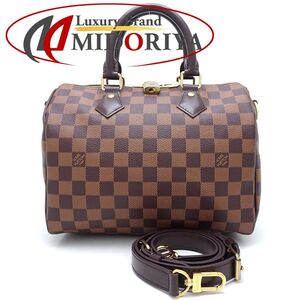 LOUIS VUITTON ルイヴィトン ダミエ スピーディバンドリエール25 N40575 2Wayバッグ 新型 エベヌ/351390【中古】