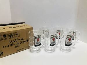 ◆◇　R772)　新品　未使用　 サントリー　JIM BEAM ジムビーム ジョッキ　380ml 6個 セット　◇◆