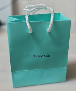 TIFFANY & CO. ティファニー 紙袋 ショッピングバッグ 15×12.5×7cm