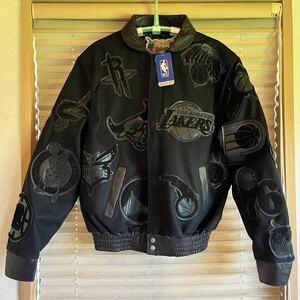 激レア 新品 Jeff Hamilton NBA All Star Jacket オールスター ウール レザー ジャケット AVIREX pelle pelle coogi y2k ralph lauren