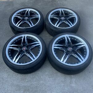 AME STEINER 18×7.5J PCD100-5H 215/40R18 ジャンク　プリウスカローラスポーツ86BRZウィッシュ