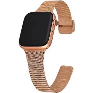 Greaciary コンパチブル apple watch バンド,ミラネーゼループ コンパチブルアップルウォッチバンド ステンレス留め金製 