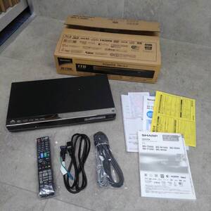 24札/C003348-1/H012-823/AS3000　SHARP シャープ BD-T1500 ブルーレイディスク HDD/BDレコーダー