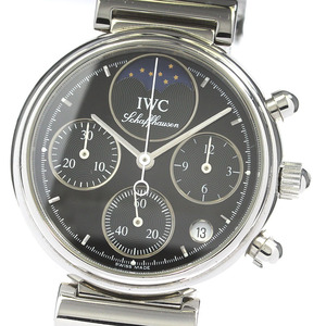 IWC SCHAFFHAUSEN IW373614 リトル ダヴィンチ デイト クロノグラフ ムーンフェイズ クォーツ レディース 保証書付き_827560