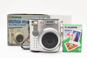 【美品】instant camera Fujifilm Instax Mini 10 チェキ インスタックス ミニ インスタント フィルムカメラ #53