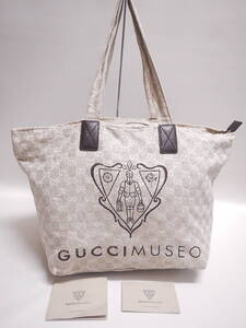 ■GUCCI グッチ GGキャンバストートバッグ 283416 204990 GUCCI MUSEO キャンバス×レザー■