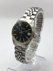 1円～/ROLEX/ロレックス/OYSTER PERPETUAL/Ref.6517/26番台/Cal.1161/26石/3針/黒文字盤/自動巻/レディース腕時計/稼働品/ジャンク/S080