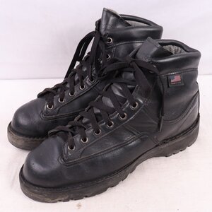 ダナー ブラックホーク US 7 1/2 EE ゴアテックス DANNER 24600 BLACK HAWK 黒 ブーツ レザー トレッキング 中古 古着 eb1430