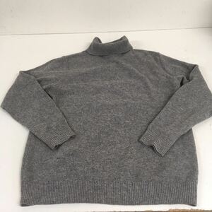 送料無料★UNIQLO ユニクロ★ハイネックニット　タートルネックニット　セーター★メンズ　XXLサイズ グレー#60805sj49