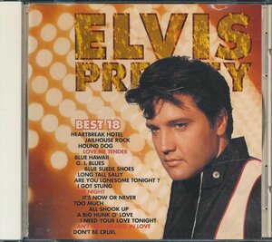 洋楽┃エルヴィス・プレスリー│Elvis Presley┃エルヴィス・プレスリー・ベスト18┃Fine Disc18A-102│1996年│1800円┃管理7653