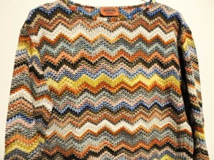 ●美品　イタリア製　ミッソーニ　MISSONI　総柄ニット　レディース〇