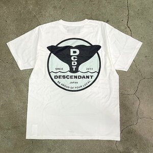 美品 DESCENDANT FLUKE UP SS TEE WHITE 1 ディセンダント フルークアップ Tシャツ ホワイト