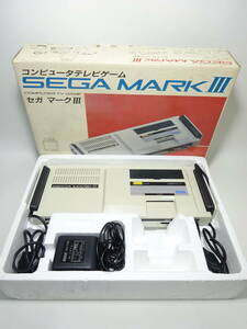 京都10★ セガ マークⅢ SEGA MARKⅢ コンピュータテレビゲーム 本体 通電確認済み 外箱付 ゲーム機