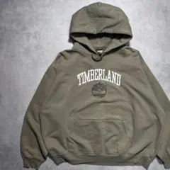 【Timberland】90s ティンバーランド オリーブパーカーXLサイズ