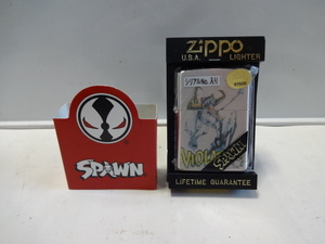 Zippo ジッポー　SPAWN スポーン　シリアルナンバー入り　未使用品　デッドストック　綺麗です。