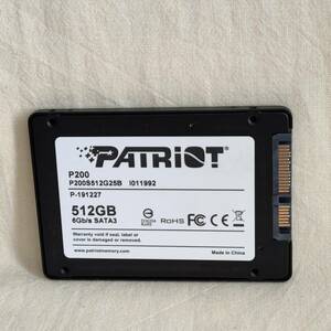 【000189】Patriot P200 SSD 512GB