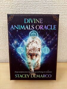 DIVINE ANIMALS ORACLE　(英語版説明書付／日本語訳なし)【カード全体的に緩やかな反れ、箱に破れ箇所有／オラクルカード】