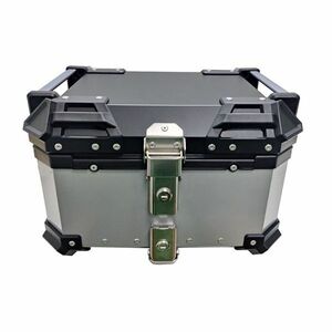 xo**02バイク用トップケース リアボックス30L 大容量 レストバック装備 アルミ製品 取り付けベース 鍵2本 持ち運びベルト