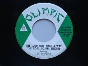 ゴスペル EP The No-El Gospel Singers OLIMPIC盤 混声グループ