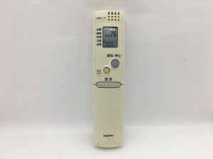 SANYO　エアコンリモコン　RCS-ZP1　中古品A-8896