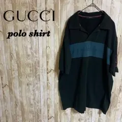 【D68】GUCCIグッチ　ポロシャツMADE IN ITALY