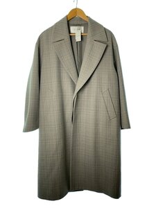 CITY◆MELTON CHECK OVER CHESTER COAT/1/ウール/GRY/111651025