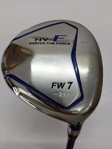 MacGregor MACTEC NV-F FW 7W 21度 flex:R メンズ右 オリジナルカーボンシャフト フェアウェイウッド マグレガー マックテック カバー付き