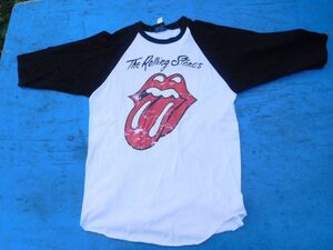 T-shits Tシャツ AZno.166 THE ROLLING STONES HEVY METALL M NORTH AMERICAN TOUR 1981 ストーンズ 上着 古着　used ティーシャツ　
