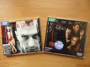 ●DVD 新品同様 タクシードライバー TAXI DRIVER ＋ カジノ CASINO ◎ マーティン・スコセッシ ロバート・デ・ニーロ 帯付●非レンタル品●