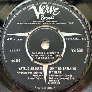 【試聴 7inch】Astrud Gilberto / Don