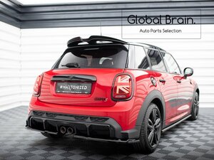 ミニ クーパー S F56 F55 JCW 後期 リア ルーフ スポイラー/リップ ウイング キャップ カバーエクステンション ディフューザー