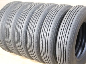 送料無料新車外しイボ付きバリ溝☆225/80R17.5 123/122L DUNLOP ダンロップ SP110 6本 UDトラック いすゞ トラック バス用