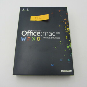 NA-129●Microsoft Office for mac 2011 Home & Business macintosh 正規品 パッケージ 版 ワード/エクセル/パワーポイント 表計算 正規品