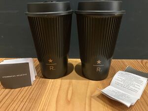 激レア！日本未発売！海外購入！2個セット！Starbucks スターバックス リユーザブルカップスタ バリザーヴ リザーブ タンブラー海外