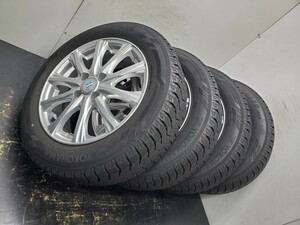 175/65R15 スタッドレス 冬タイヤ 4本 ヨコハマ IG60 15インチ 5.5J weds アルミホイール付き 送料無料 条件付き T2289