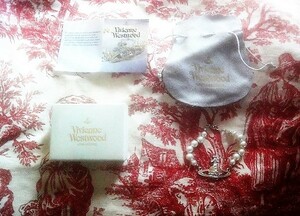 ヴィヴィアンウエストウッド*vivienne westwood*激レア*Vintage*当時物*PINKエナメルORB*パールブレスレット*新品*ワンサイズ*マニア