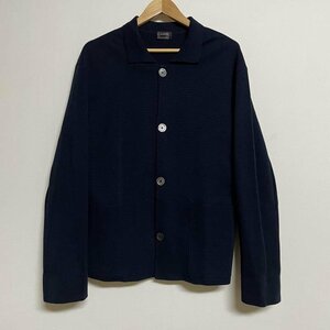 ジルサンダー JIL SANDER ロングスリーブ 襟付きカーディガン JSMK751048 MKY24518 カーディガン カーディガン 48 紺 / ネイビー 無地