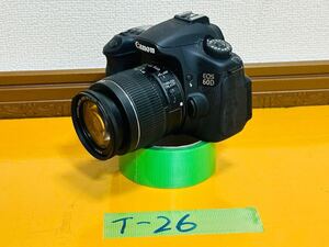 Canon／キヤノン EOS 60D デジタルカメラ ZOOM LENS EF-S 18-55mm 動作確認済み