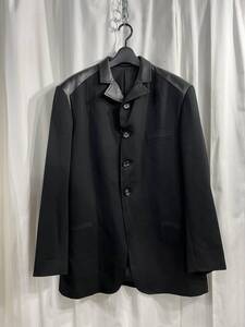 2003AW yohji yamamoto pour homme 羊革切替えジャケット（HU-J74-165）