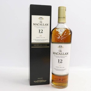 1円~MACALLAN（マッカラン）12年 シェリーオーク カスク 40％ 700ml X24K180022