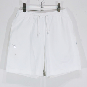 WTAPS ダブルタップス 23SS WUS/SHORTS/CTPL.WUT 231ATDT-CSM32 スウェットショーツ ハーフパンツ ショートパンツ ホワイト