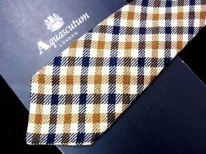 ★*:.*:【美品】WL1151☆【ウール100％】アクアスキュータム【Aquascutum】ネクタイ