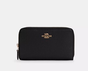 2025ss　日本完売　　COACH Medium Id Zip Wallet 　C4124　　LAから最新本物をお届け！